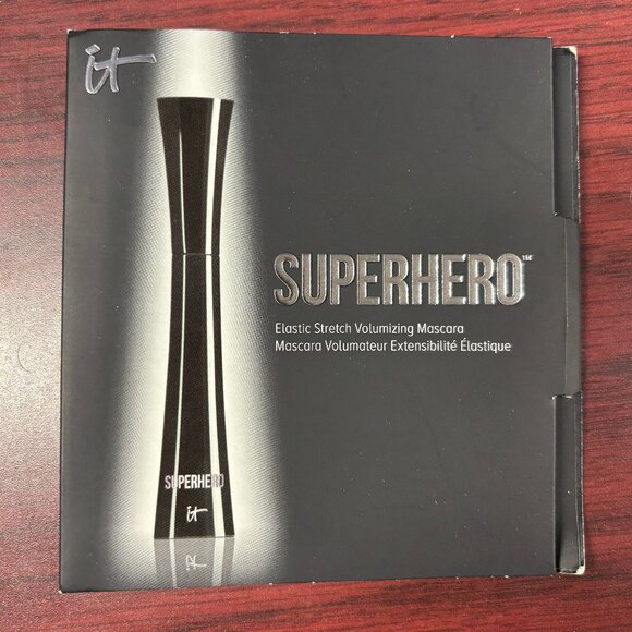 it Cosmetics Superhero Elastic Stretch Volumizing Mascara Brand New - Picture 1 of 3